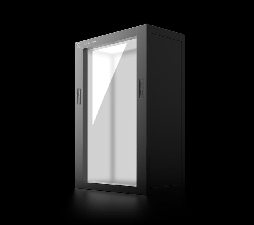The Holobox in black.